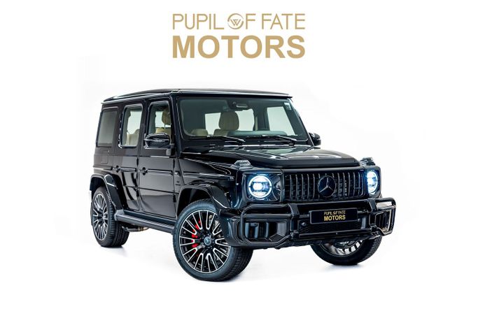 New Mercedes-Benz G-Class AMG II (W463), 4.0 l, 2025 in Dubai by PUPIL OF FATE MOTORS, Black color. GCC Specs | AUTO.AE