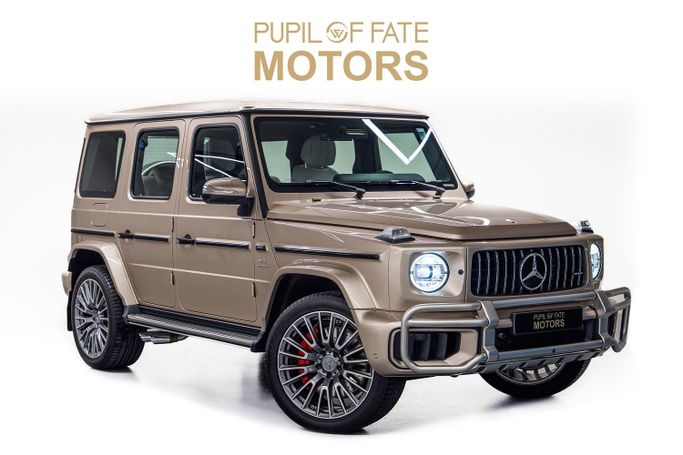 Новый Mercedes-Benz G-Class AMG 63 AMG II (W465) Рестайлинг, 4.0 л, 2025 в Дубае от PUPIL OF FATE MOTORS Бежевый цвет. GCC | AUTO.AE