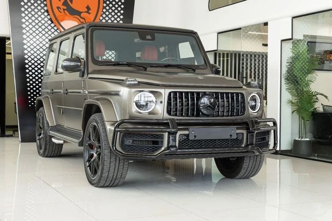 Used Mercedes-Benz G-Class AMG 63 AMG II (W465) Facelift, 4.0 l, 2024 in Dubai by Laith Alobaidi Motors, Golden color. European Specs | AUTO.AE