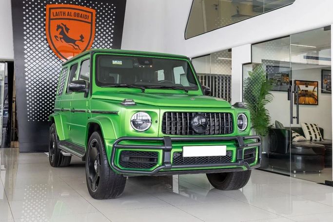 Used Mercedes-Benz G-Class AMG 63 AMG II (W465) Facelift, 4.0 l, 2024 in Dubai by Laith Alobaidi Motors, Green color. GCC Specs | AUTO.AE