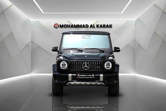 New Mercedes-Benz G-Class AMG 63 AMG II (W465) Facelift, 4.0 l, 2025 in Dubai by Mohammad Alkarak Motors, Black color. Korean Specs | AUTO.AE