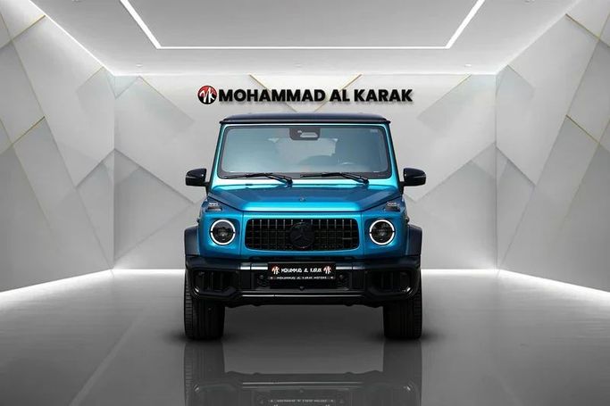 Used Mercedes-Benz G-Class AMG 63 AMG II (W465) Facelift, 4.0 l, 2025 in Dubai by Mohammad Alkarak Motors, Light Blue color. European Specs | AUTO.AE