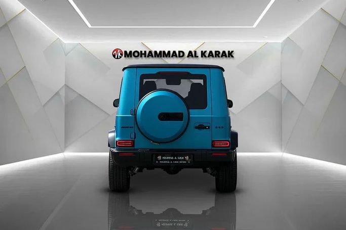 مستعملة Mercedes-Benz G-Class AMG 63 AMG عملية شد الوجه II (W465), 4.0 l, 2025 في في دبي من Mohammad Alkarak Motors، اللون أزرق فاتح. المواصفات الأوروبية | AUTO.AE