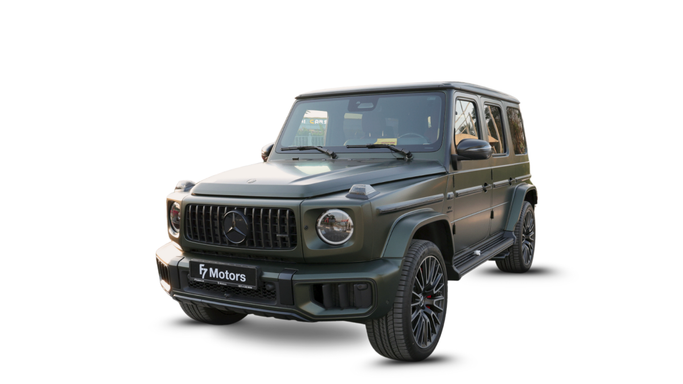 Новый Mercedes-Benz G-Class AMG 63 AMG II (W465) Рестайлинг, 4.0 л, 2025 в Дубае от F7 Motors Зеленый цвет. GCC | AUTO.AE