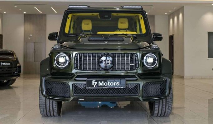 Подержанный Mercedes-Benz G-Class AMG Brabus 800 II (W465) Рестайлинг, 4.0 л, 2024 в Дубае от F7 Motors Зеленый цвет. GCC | AUTO.AE