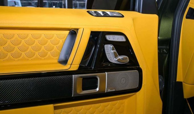 Подержанный Mercedes-Benz G-Class AMG Brabus 800 II (W465) Рестайлинг, 4.0 л, 2024 в Дубае от F7 Motors Зеленый цвет. GCC | AUTO.AE