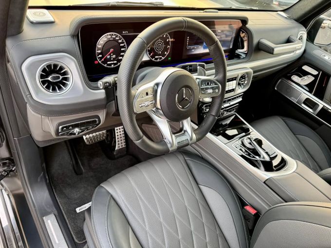 New Mercedes-Benz G-Class AMG 63 AMG II (W463), 4.0 l, 2023 in Dubai by Saeed Auto, Black color. Japanese Specs | AUTO.AE