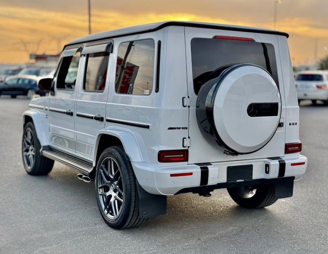 Used Mercedes-Benz G-Class AMG 63 AMG II (W463), 4.0 l, 2023 in Dubai by Saeed Auto, White color. Japanese Specs | AUTO.AE