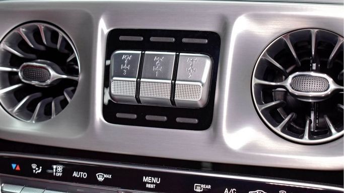 New Mercedes-Benz G-Class AMG 63 AMG II (W465) Facelift, 4.0 l, 2024 in Dubai by Najem Motors, Grey color. European Specs | AUTO.AE