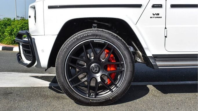New Mercedes-Benz G-Class AMG 63 AMG II (W463), 4.0 l, 2023 in Dubai by Najem Motors, White color. Other | AUTO.AE