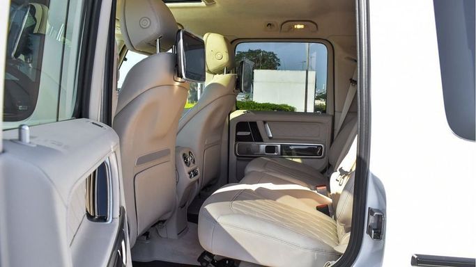 New Mercedes-Benz G-Class AMG 63 AMG II (W463), 4.0 l, 2023 in Dubai by Najem Motors, White color. Other | AUTO.AE