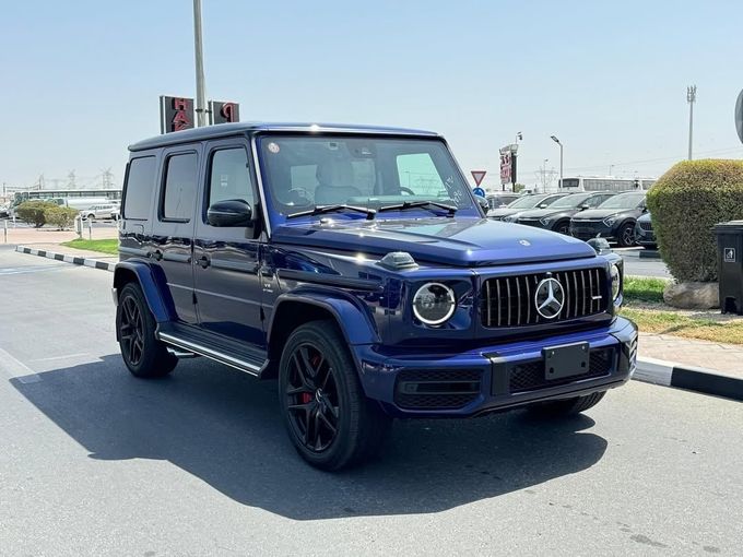 Подержанный Mercedes-Benz G-Class AMG 63 AMG II (W463), 4.0 л, 2023 в Дубае от Lakhani Motors Синий цвет. Японская | AUTO.AE