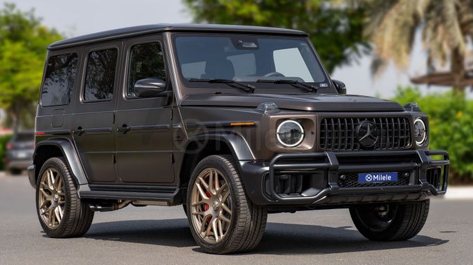 New Mercedes-Benz G-Class AMG 63 AMG II (W465) Facelift, 4.0 l, 2025 in Dubai by Milele, Brown color. Other | AUTO.AE