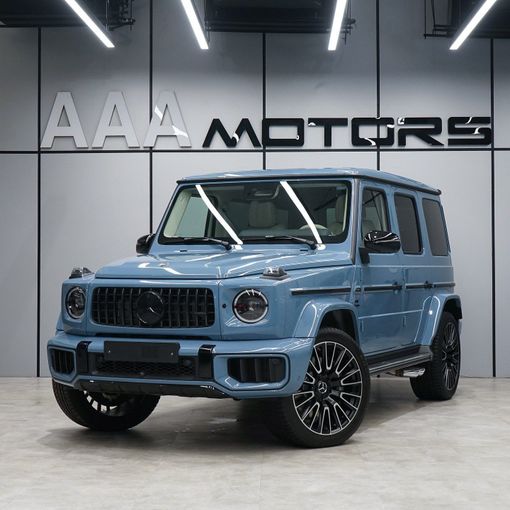 Новый Mercedes-Benz G-Class AMG 63 AMG II (W465) Рестайлинг, 4.0 л, 2025 в Дубае от AAA Motors Голубой цвет. Европейская | AUTO.AE