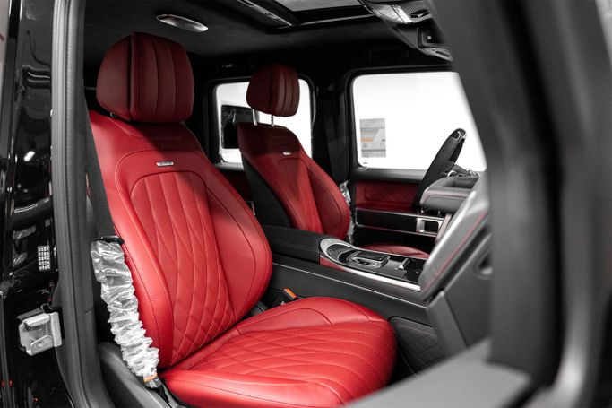 New Mercedes-Benz G-Class AMG 63 AMG II (W465) Facelift, 4.0 l, 2025 in Dubai by PUPIL OF FATE MOTORS, Black color. GCC Specs | AUTO.AE