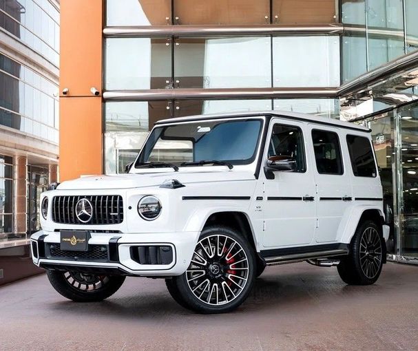 New Mercedes-Benz G-Class AMG 63 AMG II (W465) Facelift, 4.0 l, 2025 in Dubai by Q Motors, White color.  | AUTO.AE