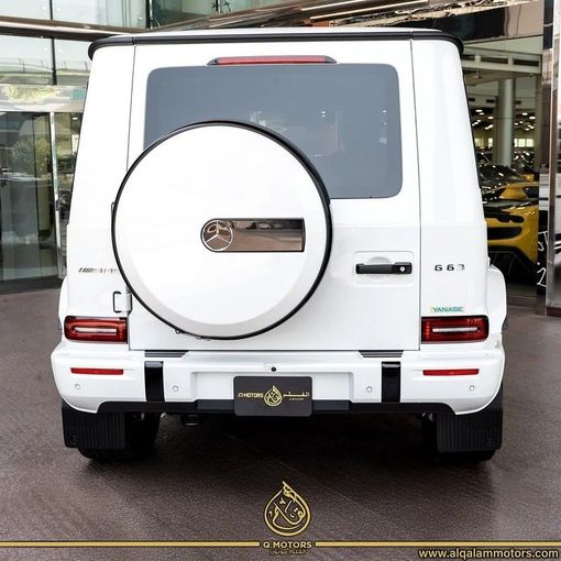New Mercedes-Benz G-Class AMG 63 AMG II (W465) Facelift, 4.0 l, 2025 in Dubai by Q Motors, White color.  | AUTO.AE