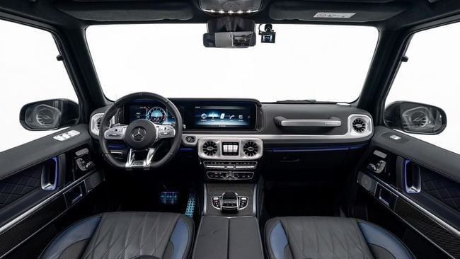 Used Mercedes-Benz G-Class AMG 63 AMG II (W463), 4.0 l, 2021 in Dubai by Al Ain Class Motors, Black color. Japanese Specs | AUTO.AE