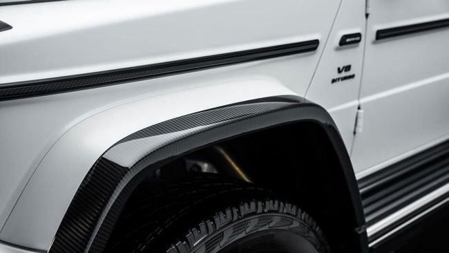 Подержанный Mercedes-Benz G-Class AMG 63 AMG II (W463), 4.0 л, 2023 в Дубае от Al Ain Class Motors Белый цвет. Европейская | AUTO.AE