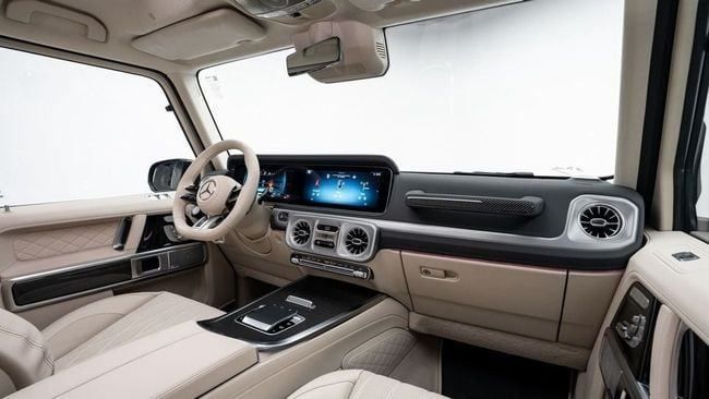 Новый Mercedes-Benz G-Class AMG 63 AMG II (W465) Рестайлинг, 4.0 л, 2025 в Дубае от Al Ain Class Motors Черный цвет. GCC | AUTO.AE
