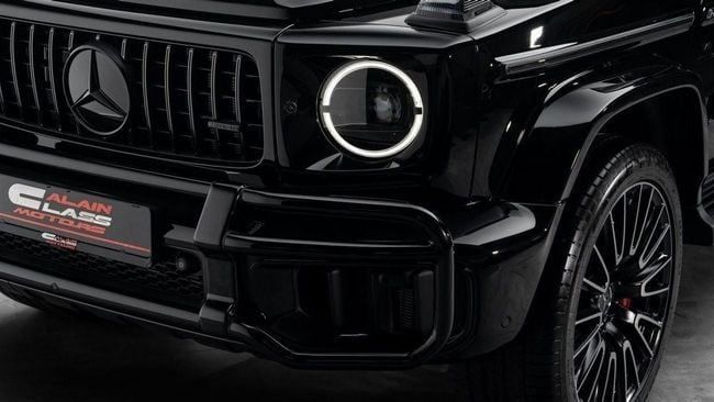 Новый Mercedes-Benz G-Class AMG 63 AMG II (W465) Рестайлинг, 4.0 л, 2025 в Дубае от Al Ain Class Motors Черный цвет. GCC | AUTO.AE