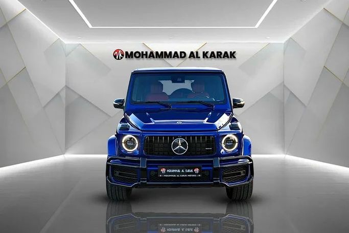 Used Mercedes-Benz G-Class 500 III (W463), 4.0 l, 2022 in Dubai by Mohammad Alkarak Motors, Blue color. European Specs | AUTO.AE