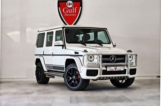 Подержанный Mercedes-Benz G-Class 500 II (W463) Рестайлинг 4, 4.0 л, 2016 в Дубае от Gulf Motors Белый цвет. GCC | AUTO.AE