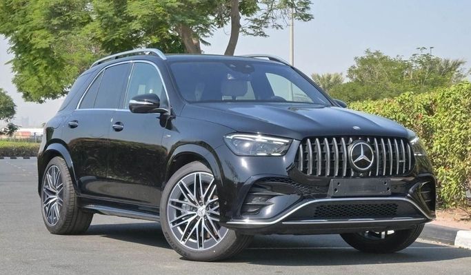 New Mercedes-Benz GLE AMG 53 AMG II (V167) Facelift, 3.0 l, 2023 in Dubai by Laith Alobaidi Motors, Black color. European Specs | AUTO.AE