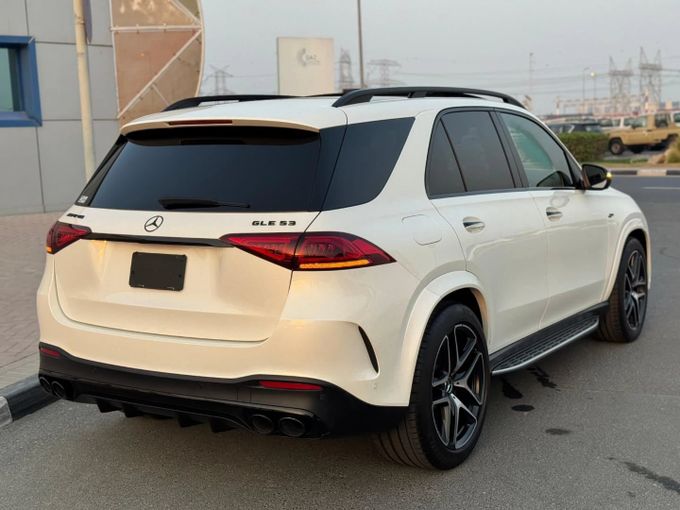 Used Mercedes-Benz GLE AMG 53 AMG II (V167), 3.0 l, 2021 in Dubai by Saeed Auto, White color. Japanese Specs | AUTO.AE