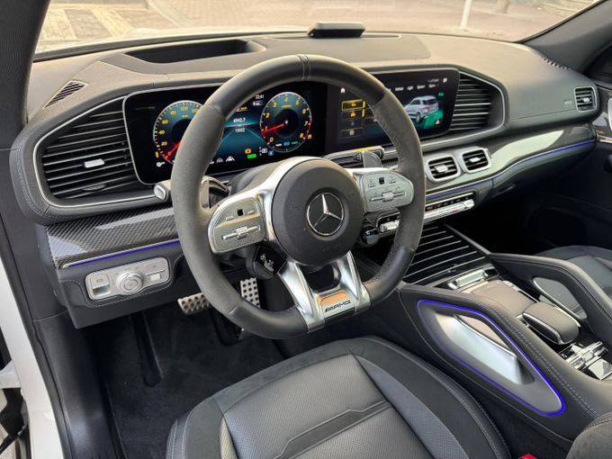 Used Mercedes-Benz GLE AMG 53 AMG II (V167), 3.0 l, 2021 in Dubai by Saeed Auto, White color. Japanese Specs | AUTO.AE