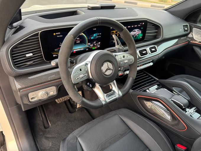 Used Mercedes-Benz GLE AMG 53 AMG II (V167), 3.0 l, 2020 in Dubai by Saeed Auto, White color. Japanese Specs | AUTO.AE
