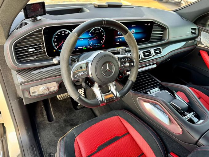 Used Mercedes-Benz GLE AMG 53 AMG II (V167), 3.0 l, 2021 in Dubai by Saeed Auto, White color. Japanese Specs | AUTO.AE