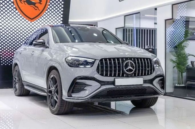 Used Mercedes-Benz GLE Coupe AMG 53 AMG II (C167) Facelift, 3.0 l, 2024 in Dubai by Laith Alobaidi Motors, Grey color. European Specs | AUTO.AE