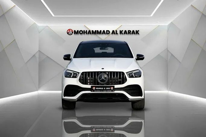 Used Mercedes-Benz GLE Coupe AMG 53 AMG II (C167), 3.0 l, 2021 in Dubai by Mohammad Alkarak Motors, White color. GCC Specs | AUTO.AE