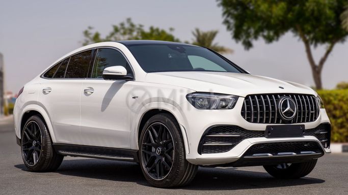 New Mercedes-Benz GLE Coupe AMG 53 AMG II (C167), 3.0 l, 2023 in Dubai by Milele, White color. Other | AUTO.AE