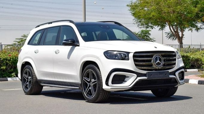 New Mercedes-Benz GLS 450 II (X167) Facelift, 3.0 l, 2024 in Dubai by Laith Alobaidi Motors, White color. GCC Specs | AUTO.AE