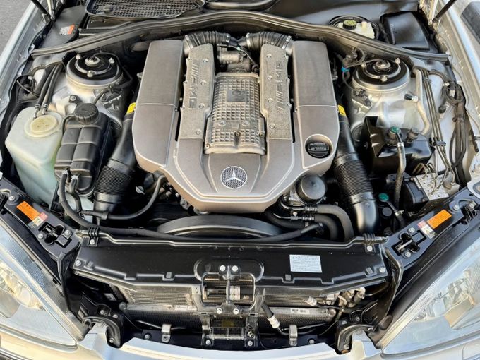 Used Mercedes-Benz S-Class AMG 55 AMG I (W220) Facelift, 5.4 l, 2003 in Dubai by Saeed Auto, Silver color. Japanese Specs | AUTO.AE
