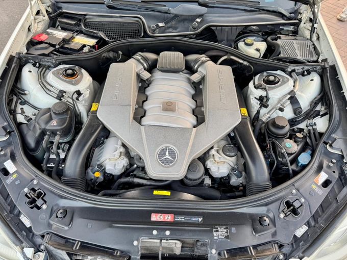 Used Mercedes-Benz S-Class AMG 63 AMG II (W221) Facelift, 6.2 l, 2010 in Dubai by Saeed Auto, White color. Japanese Specs | AUTO.AE