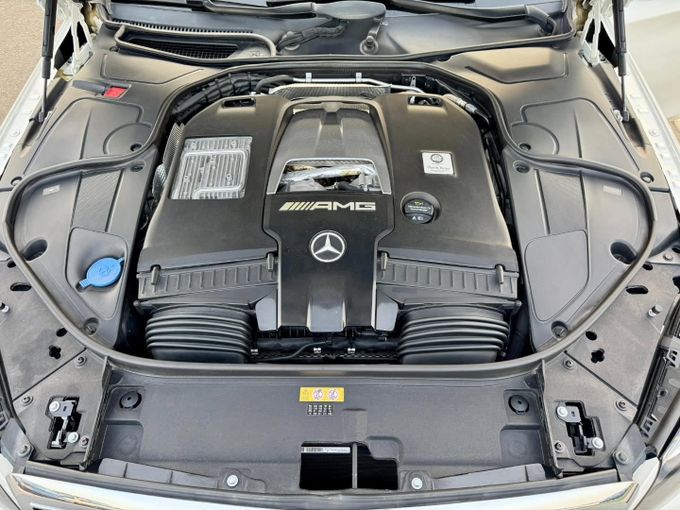 Used Mercedes-Benz S-Class AMG 63 AMG III (W222, C217) Facelift, 4.0 l, 2018 in Dubai by Saeed Auto, White color. Japanese Specs | AUTO.AE