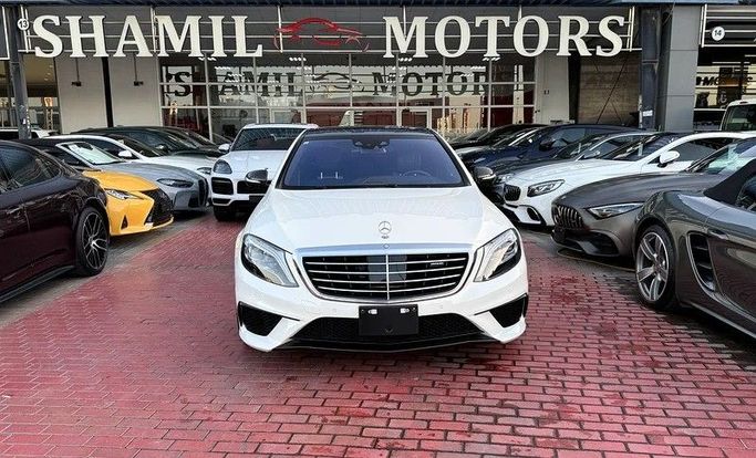 Used Mercedes-Benz S-Class AMG 63 AMG Long III (W222, C217), 5.5 l, 2017 in Dubai by Shamil Motors, White color. Japanese Specs | AUTO.AE