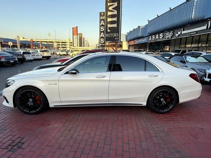 Used Mercedes-Benz S-Class AMG 63 AMG Long III (W222, C217), 5.5 l, 2017 in Dubai by Shamil Motors, White color. Japanese Specs | AUTO.AE