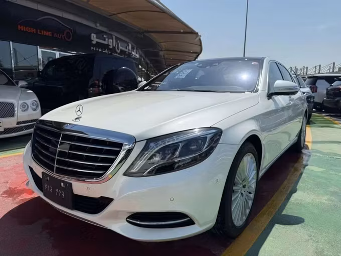 Подержанный Mercedes-Benz S-Class 500 e Long VI (W222, C217), 3.5 л, 2014 в Дубае от High Line Auto Белый цвет. Японская | AUTO.AE