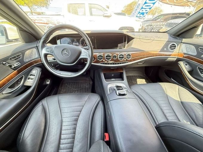 مستعملة Mercedes-Benz S-Class 500 e Long السادس (W222، C217), 3.5 l, 2014 في في دبي من High Line Auto، اللون أبيض. المواصفات اليابانية | AUTO.AE