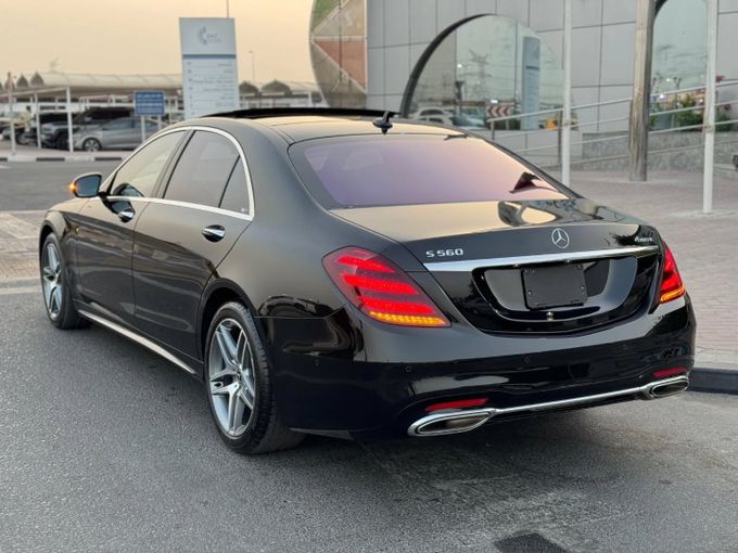 Подержанный Mercedes-Benz S-Class 560 VI (W222, C217) Рестайлинг, 4.0 л, 2018 в Дубае от Saeed Auto Черный цвет. Японская | AUTO.AE