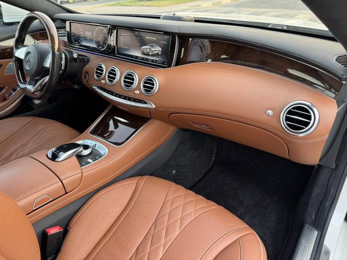 Подержанный Mercedes-Benz S-Class 450 4MATIC VI (W222, C217) Рестайлинг, 3.0 л, 2017 в Дубае от Saeed Auto Белый цвет. Японская | AUTO.AE