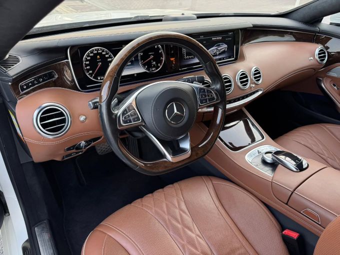 Подержанный Mercedes-Benz S-Class 450 4MATIC VI (W222, C217) Рестайлинг, 3.0 л, 2017 в Дубае от Saeed Auto Белый цвет. Японская | AUTO.AE