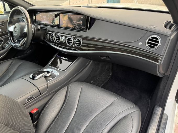 Подержанный Mercedes-Benz S-Class 400 VI (W222, C217), 3.5 л, 2015 в Дубае от Saeed Auto Белый цвет. Японская | AUTO.AE