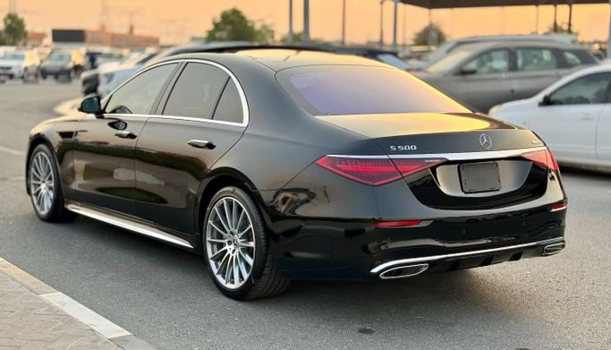 Used Mercedes-Benz S-Class 500 4MATIC VII (W223), 3.0 l, 2022 in Dubai by Saeed Auto, Black color. Japanese Specs | AUTO.AE