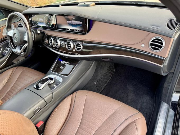 Used Mercedes-Benz S-Class 400 VI (W222, C217), 3.5 l, 2015 in Dubai by Saeed Auto, Black color. Japanese Specs | AUTO.AE