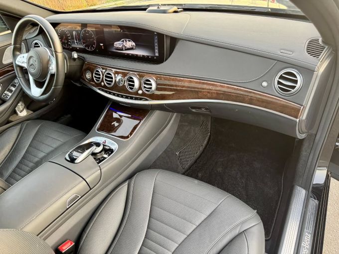 Used Mercedes-Benz S-Class 450 VI (W222, C217) Facelift, 3.0 l, 2018 in Dubai by Saeed Auto, Black color. Japanese Specs | AUTO.AE